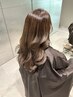 【美髪×透明感】カット+トレンドカラー+美髪トリートメント　¥15000