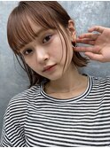 ボブ/ミニボブ/外ハネボブ/ココアベージュ