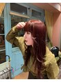 ロチカバイドールヘアー 心斎橋(Rotika by Doll hair)&nbsp;ブリーチなしのレッドカラーはオールシーズン人気です^^