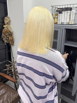 ブレス(bless) ブロンド/ハイトーン/抜きっぱなし/ハイトーンボブ