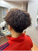 波巻きツイストパーマ