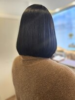 ビフィーノ イーリス 川西店(bifino iris)&nbsp;高濃度水素カラーでふんわりとしたボブ♪
