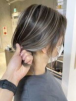 エリマ 武蔵小杉(elima) 武蔵小杉くびれショート切りっぱなしボブベージュカラー30代★