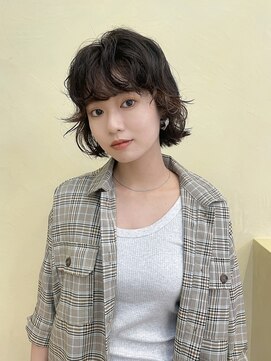 スニュウ(snuw) 【snuw mina】ボブパーマ/パーマヘア/透明感カラー/伏見