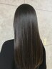 艶髪縮毛矯正クセストパー&CTFヘアカラー＋カット ￥31900→￥29700
