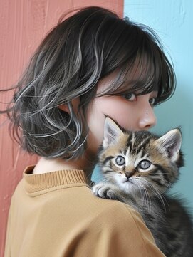 アルトリスト(Altruist Aging×HAIR&SPA) ★暗めカラーグランマッシュフェイスフレーミングデザインカラー