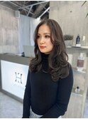 レイヤーカット☆ラベンダーグレー
