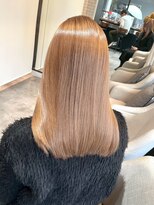 ネウィ ハウオリ 札幌駅前(newi hau'oli)&nbsp;ベージュカラーハイトーンカラー髪質改善トリートメント札幌