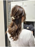 TOKIO シンプルハーフアップ ヘアセット