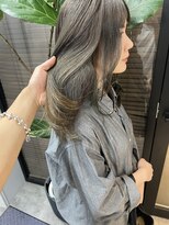 ヌープヘアーアイス(NUUP.hair ici)&nbsp;透明感ブリーチなしアッシュカラー韓国風艶感