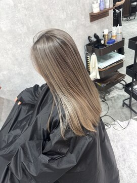 シールドヘアー 沖縄 新都心(C'LD Hair) ミルキーグレージュ◇シャドールーツ