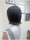 外はね♪切りっぱなしボブ