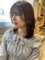 ラボヌールヘアーグレース 門前仲町店(La Bonheur hair grace)&nbsp;【杉本】ウルフ/ミディアムレイヤー/パーマ/ウェーブヘア
