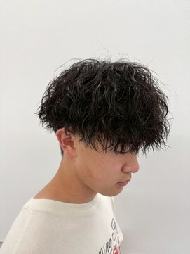 ビカムメンズヘアー 栄店(become men's hair) 縦落ちパーマ/波巻きパーマ