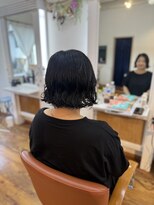 シンセリティ 宮崎市恒久店(Sincerity) 切りっぱなしボブ×ミルクパーマ