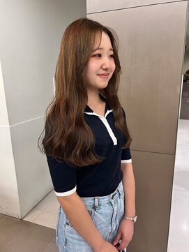 ローレンアオ(LOREN AO) くびれヘア/アプリコットオレンジ/ハイライトカラー/矢場町