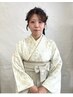 【卒業式当日の可愛いを叶える!】袴着付け+ヘアセット(施術90分)