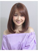 ココラー(COCOlar)&nbsp;アディクシーカラーでセミロングボブ透明感