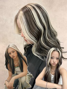 サニー 渋谷(SUNNY) デザインカラー、レイヤーカット、バレイヤージュ、ハイライト