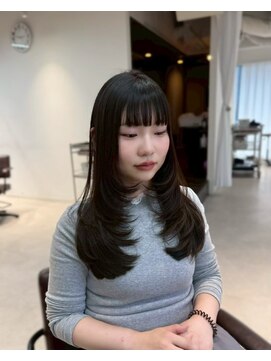 ザシェノンウメダ(THA CHAINON UMEDA) 着物ヘア/大人ガーリー/ダークアッシュ/似合わせカット/心斎橋