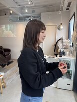 ロカ 表参道(loka)&nbsp;ミディアムレイヤー[表参道/髪質改善/ハイライト]