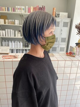 ニコ(NIKO) 青×黒×灰白