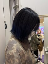 ハピネス 河原町店(Happiness)&nbsp;裾カラー　くびれボブ　京都美容室　進詩織