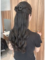 ガリカ 博多(Gallica) <リコ/ヘアセット>上品で華やか、ハーフアップカチモリ