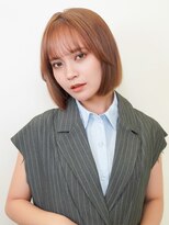 ラフィス ヘアー ウィム 倉敷白楽町店(La fith hair uim.) 【La fith】切りっぱなしボブ×ダブルカラー×シースルーバング