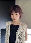 ボブ/ショート/レイヤーボブ/ショート/暖色カラー/似合わカット