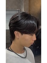 サップ 茨木店(Sup) センターパート ニュアンスパーマ ショートネープ