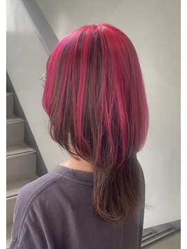 オーストヘアー ミコ(Aust hair Mico) ピンク アンブレラカラー