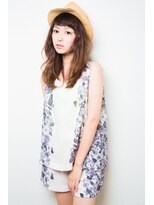 マウロア(MAULOA)&nbsp;【MAULOA hair】   麦わら帽子が似合う サマーミディアム