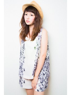 マウロア(MAULOA) 【MAULOA hair】 麦わら帽子が似合う サマーミディアム