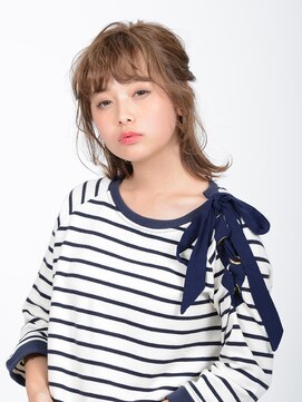 アース 横浜店(HAIR&MAKE EARTH) ねじりハーフアップ【EARTH横浜店】