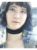 kiyoshi/ガーリー　＊チョッピーバング　ネイビーブルー＊
