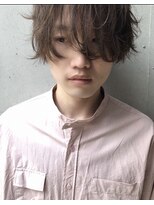 ルカ リノア(Luca lino:a) 脱力感セクシーな前髪長めのアンニュイショート/マットブラウン