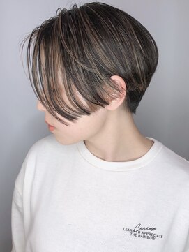 モリオフロムロンドン 原宿本店(morio from London) 【morio 原宿】外国人風ハンサムショートプラチナハイライト