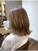 話題のイルミナカラー!ブリーチなし!シフォングレージュ