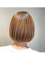 バグズ ヘアデザイン 桔梗が丘店(Baguz HAIR DESIGN)&nbsp;うる艶髪/ぶつ切りボブ/結べるボブ/ことりベージュ20代30代40代