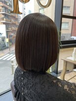 エクリ シセイドウ 麻布十番店(equri×SHISEIDO)&nbsp;艶っとさらっとボブ♪【麻布十番】