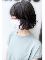 ニット 銀座(knit)&nbsp;《knit銀座》大人黒髪20代30代40代ショートボブ丸み前下がり