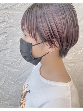 カモン(CAMON) [CAMON. ]#カシス#グラデーションカラー#ハンサムショート