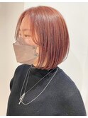 【松戸 藤原】大人かわいいセンターパートボブ