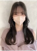 【orente 表参道】モテ髪ロング×透明感ラベンダーベージュ