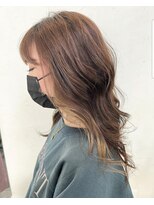 ヘアーアンドネイル ルシア(Hair&Nail Lucia)&nbsp;ベールアッシュのイヤリングカラー