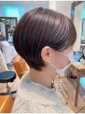 耳掛け丸みショート☆