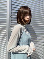 ジエクト ヴィシア(The Ect VIXIA)&nbsp;まとまるボブ×縮毛ボブ×大阪ボブ×ウルフカット×グレージュ