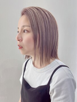 ジンクヘアーセカンド(ZiNK HAIR2nd) ホワイトピンクカラー