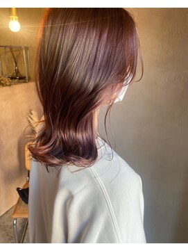 シー 岡崎(,SHE) 斜めバング/グレージュカラー/シルキーベージュ/東岡崎